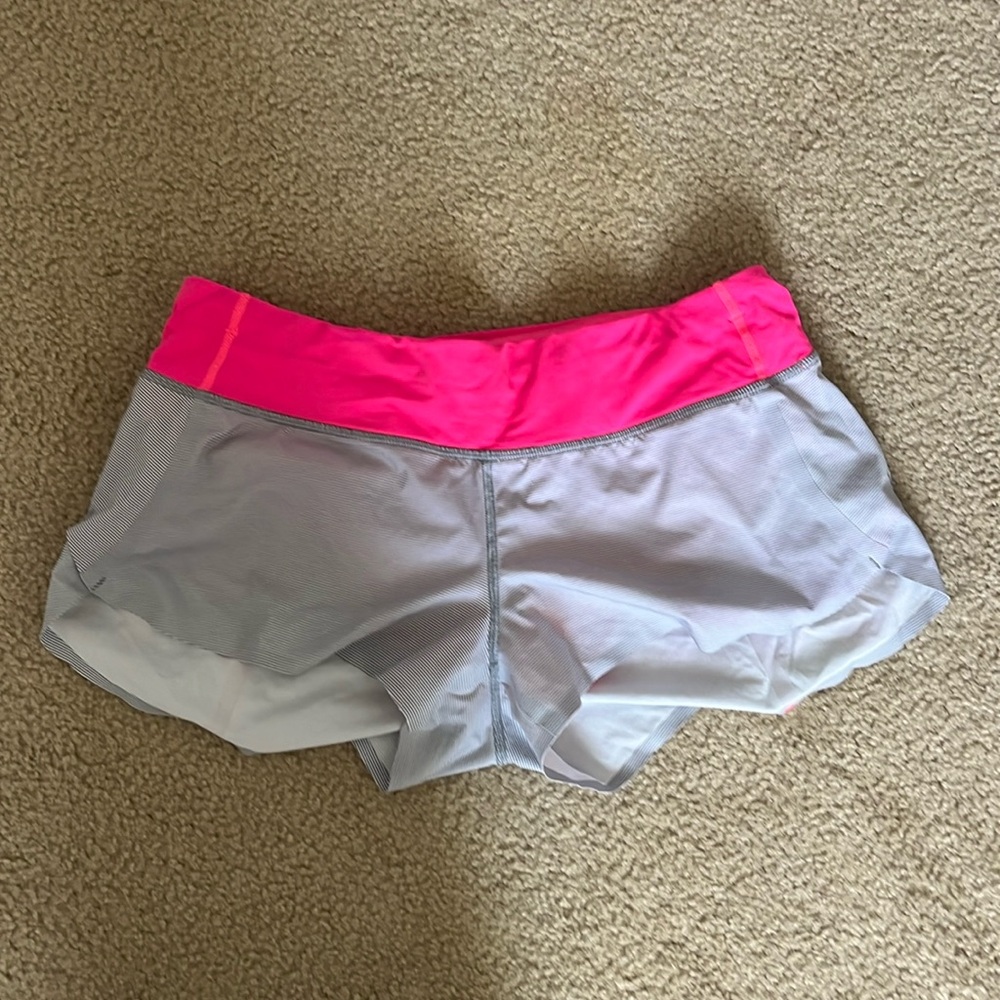 Vintage lululemon speed ups low rise 2.5 inch inseam